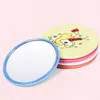 Aynalar Kadın Kız Kozmetik Küçük Sevimli MTI Stilleri Yuvarlak Makyaj Promosyon Karikatür Desen Taşınabilir Cep Mini Ayna DH0722 DROP DEL DHFKT