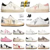 golden goose sneakers ggdb designer shoes woman black white orang light pink ice blue glitter sparkle luxury Plate-forme big size sneakers womens mens shoes trainers