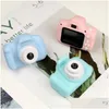 Toy Cameras X2 Enfants Mini Caméra Enfants Jouets Éducatifs Moniteur Pour Bébé Cadeaux Cadeau D'anniversaire Appareils Photo Numériques 1080P Projection Vidéo Dh9Ug