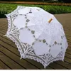 Parasol en dentelle parapluie de mariage élégant parapluie en dentelle coton broderie ivoire Battenburg H10152705