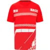 F1 Racing T-shirt 2023 Formel 1 Team Brand Men's Red T-shirt Jersey Summer Sports Casual Top Quick Dry Breatble T-shirts Män