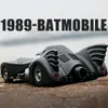 Diecast Model 1 24 Batmobile Bat 1989 Alaşım Model Araba Oyuncak Diecasts Metal Döküm Sesi ve Işık Çocuklar İçin Geri Oyuncaklar Aracı 231128