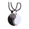 Pendentif Colliers Couple Collier Jumelé Coeur En Acier Inoxydable Pour Les Amoureux Correspondant Pendentifs Cou Chaîne Collier Amitié Bijoux