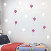 Adesivos de parede Decoração de berçário de bebê Balão de desenho animado Mural Decoração de casa para quarto de crianças Decalques 18 unidades / conjunto