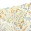 Couvertures emmaillotage HappyFlute 100% coton bébé mousseline Swaddle Animal imprimé bébé couverture attache kangourou pour bébé 120*110 CM R231130