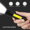 Torches Portable Rechargeable Zoom LED Flashlight XP-G Q5 Flash Light Torch Lantern 3 Lighting Modes Camping Light Mini Led Flashlight Q231130