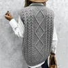 Kvinnors västar Autumn Clothing College Style Sticked Vest Sleeveless Vneck Retro tröja Vinter Slim Loose Knitwear Top 231129