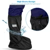 Shoe Parts Accessories Soumit Waterproof Rain Cover for Motorcycle Cycling Bike Men Women Reusable Boot Overshoes Boots Shoes Protector Covers 231129