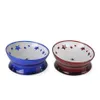 Dog & Cat Elevated Bowl with Non-Slip Prevent Chocking Easy Get food Tilted Star Bullfighting Short Nose Dog Skid Resistant Wear B3208