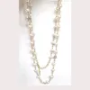 Collier de créateur Colliers pendentif de luxe avec lettre déclaration de style classique Strands cordes élégante chaîne de perles longue double lay202h