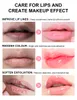 Crystal Lip Balm Butter Moisturizing Lip Gloss Oil Jelly Lipgloss Liquid Lipstick Lip Tint Brown Sugar Cherry Pink Lips Makeup