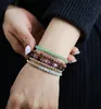 Catena eccezionale perline in pietra naturale filo Boho impilabile multistrato braccialetto goccia collana di dichiarazione teenager gioielli 231130