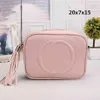 Women's camera bag style solid color litchi pattern horizontal square zipper Single Shoulder Messenger Bag308x