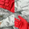 Five Fingers Glove Satin Short Sexy Sunscreen Summer Anti UV Elastic Thin Mittens Driving Full Finger Red White Black Dress 231130