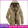 Vestes pour hommes loisirs velours épais manteau chaud imperméable polaire à capuche hommes veste d'extérieur manteaux chapeau coupe-vent Parka 231129