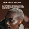 Cell Phone Earphones Original Bone Conduction Bluetooth Open Ear Clip Wireless Headphone with Mic Sports Headsets for 231129