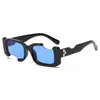 off glasses Lunettes de soleil de luxe Offs cadres blancs Style carré marque hommes femmes flèche x cadre noir lunettes tendance lunettes de soleil lumineux sport voyage lunettes de soleil O9J8