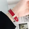 Luxury Apple Watch Band 38 40 41 42 44 45 49 MM Flower Leather Watchs Strap Wristband för IWATCH 8 7 6 5 4 SE Ultra 2 Designer Fashion Armband Watchband Trevligt armband