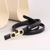 Belts designer Small group genuine leather women's belt horseshoe buckle layer,cowhide fashionable pattern belt decoration I1GB