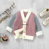 Cardigan Neonato Vestiti lavorati a maglia Autunno Inverno Maglione per bambini Neonato Ragazzi Capispalla Cappotto a maniche lunghe Maglieriavaiduryb