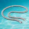 Mode 10 MM heren Ketting Sterling Zilver 925 Sieraden Cubaanse Link Chain Knappe Cool Mannelijke Ketting Gift X0509318g