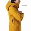 デザイナーアークジャケット本物のメンズアークコート女性のためのトレンチコートシャシュカストレッチウインドプルーフw wn-pkaq