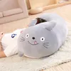 Oreillers en peluche Coussins Oreiller en peluche animal Doux dinosaure cochon chat ours en peluche jouet doux dessin animé Panda Hamster éléphant poupée en peluche bébé coussin cadeau 231129