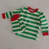 Conjuntos de roupas 8188 Conjunto de roupas de bebê coreano outono e inverno bebê menina casa terno de algodão macio roupas de Natal TopPant conjunto de duas peças 231129