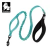 Coleiras para cães Trelas Truelove Dog Flexível Leash Amortecimento à prova de explosão Buffer Elastic Rope Control Grande ferozmente forte cão TLL2281 231129