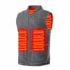 Gilet da donna Uomo Donna invernale Gilet riscaldato intelligente Cappotto USB Riscaldamento elettrico Giacca riscaldante in pile Trekking esterno Giacca termica calda riscaldata 231129