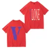 Vlone tshirts Summer Mens T Rogts مصممي المصممين فضفاضة Tees Apparel Fashion Tops Man S Shirt Luxurys Clothing Street Polos Shorts Sleeve Vlones