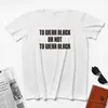 Men's T Shirts Men Aesthetic Plus Size Graphic Tee Huikoo Summer Cotton Harajuku Funny Lettering To Wear Black Or Not