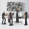 Nowość Skandynawska minimalistyczna abstrakcyjna muzyka taniec rzeźby ornament dekoracja domowa szafka telewizyjna wino 231129