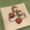 luxurys designers earrings strawberry stud temperament personality senior sense earrings of retro earring fashion Lovely very nice312e