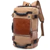 KAKA Vintage Canvas Travel Backpack Men Women Large Capacity Luggage Shoulder Bags Backpacks Male Waterproof Backpack bag pack 210251c