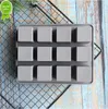 New 3*4 Uniform Square Silicone Mold Epoxy DIY Cake Baking Decoration Pudding Jelly Chocolate Mold 12 with Square Silicone Mold