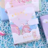 Korean Version Fresh And Lovely Pu Magnetic Buckle Book Set Creative Gift Box Diary Color Page Manual Ledger