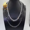 Factory Price 6mm 316l Stainless Steel Cz Necklace 5a+cz Diamond Hip Hop Tennis Chain