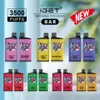 Original IGET BAR 3500 Puff Vape Descartável 20 Sabores 1500mAh Bateria Cigarro Eletrônico Puffs 3500 12ml Pod pré-cheio