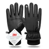 Guantes de esquí Otoño Invierno Hombres Mujeres Guantes Pantalla táctil Guantes impermeables a prueba de viento Deportes al aire libre Cálido Ciclismo Nieve Guantes de esquí Dedo completo 231124