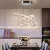 Pendant Lamps Crystal Lighting Hanging Modern Flush Mount Ceiling Light Fixture For Bedrooms Dining Room Entryway Living