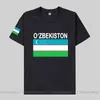 Heren t shirts oezbekistan oezbekistani shirt nation team t-shirt mannen vrouwen tops t-shirt kleding tee streetwear country uzb