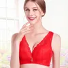 BRAS Push Up for Women Plus Siake Vest Bra Prunge Drut Bree Brasserie Lekko wyłożony bielizna wyściełana 34 do 52 C D E 231129