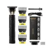 Hair Trimmer 2022 Vintage T9 Hine Cordless Cutter Finishing Hines Beard Clipper For Men Electric Shaver Usb Razor Man Also Pets Home D Dhu2K