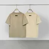 Fw осень-зима, новая мужская и женская модная футболка с круглым вырезом и короткими рукавами с двойной нитью, Instagram