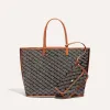 Shopper Bag Luxurys designer väskor axelväska kompositpåse stor kapacitet shopping väska klassisk tryck handväska kohud läder hög kvalitet designer axelväska