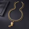 Designer de jóias para homens mulheres hip hop colar personalizado faraó caindo óleo pingente colar acessórios corrente de ligação cubana para homens hip hop colar