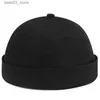 Beanie/Skull Caps Big Size Men Docker Cap Skullcap Stor Sailor Cap Beanie Hats Lady Beret Brimless Hat Skullcap Bonnet Dad Caps 56-61cm 61-68cm Q231130