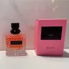 PINK PP Women Fragrance born in roma UOMO 100ml Perfume coral Eau De Parfum Intense Long Lasting Time Good Smell EDP Design Brand Woman Lady Girl Perfumes Cologne Body