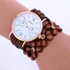 Montres-bracelets 100pcs / lot 918118 Jinfan Full Crystal Wrap Around Montre De Luxe Or Rose Bracelet Bracelet Pour Femmes Prix De Gros Horloge